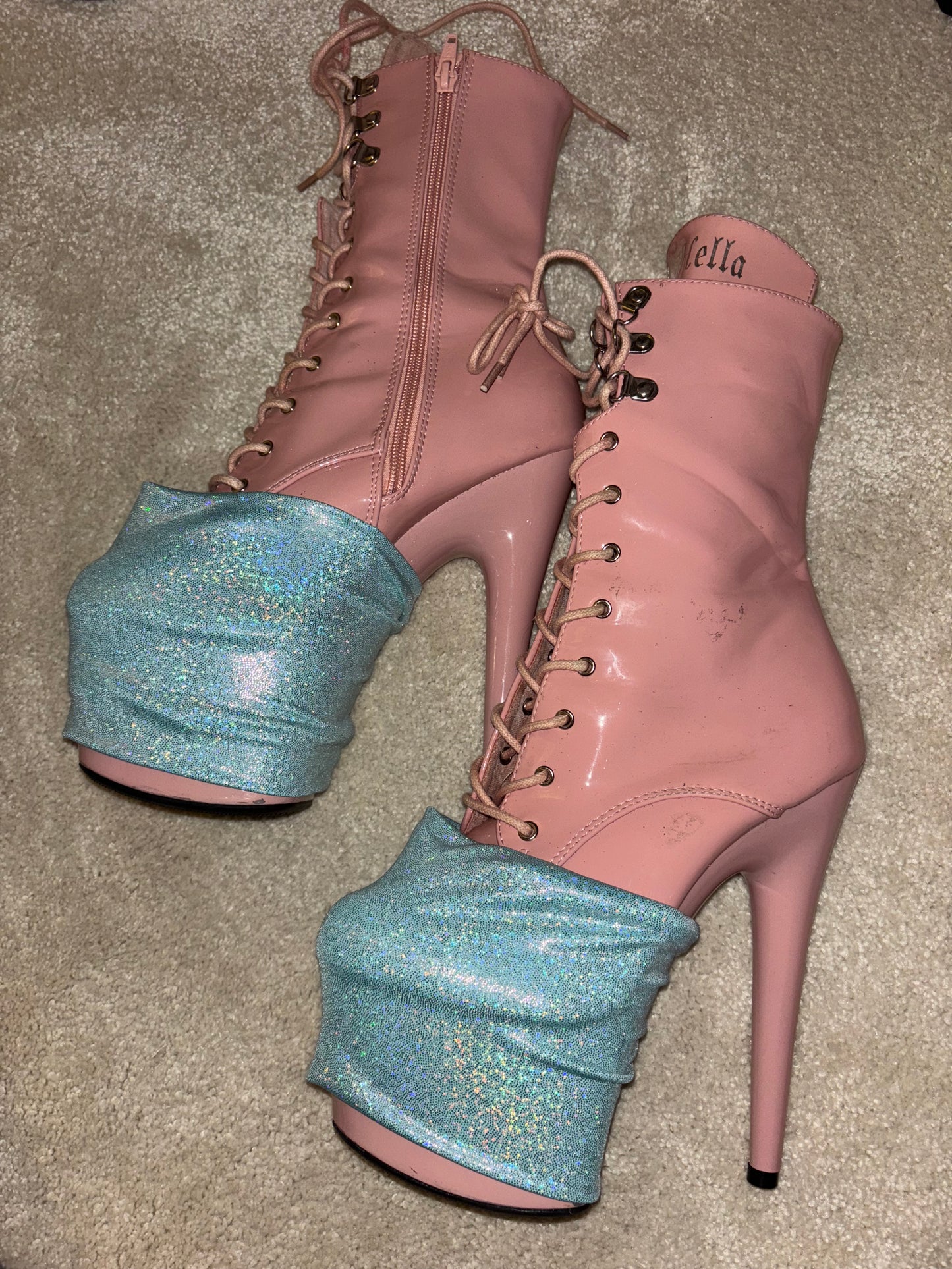 Sparkly pole pleaser protectors / Shoe Covers