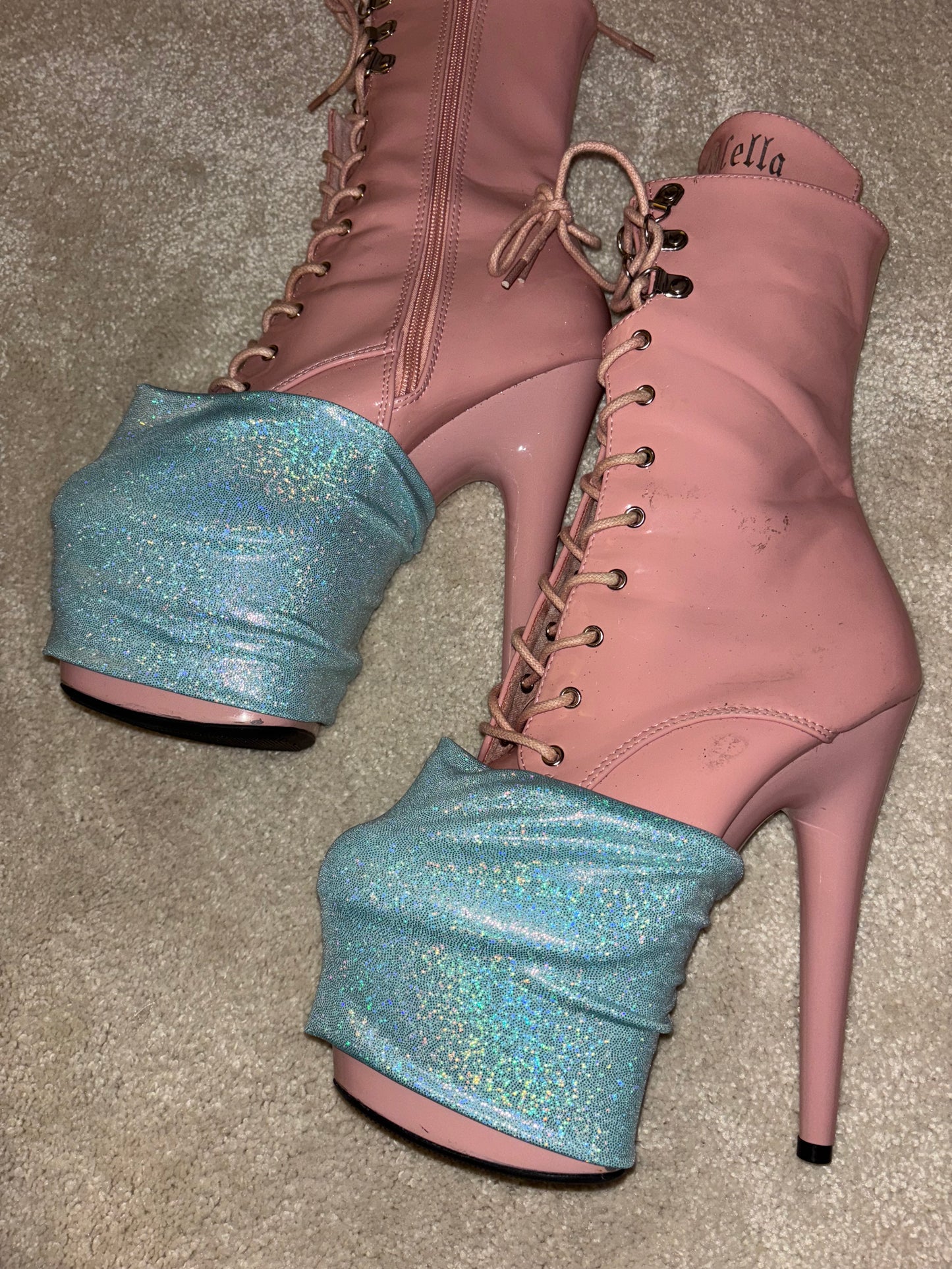 Sparkly pole pleaser protectors / Shoe Covers