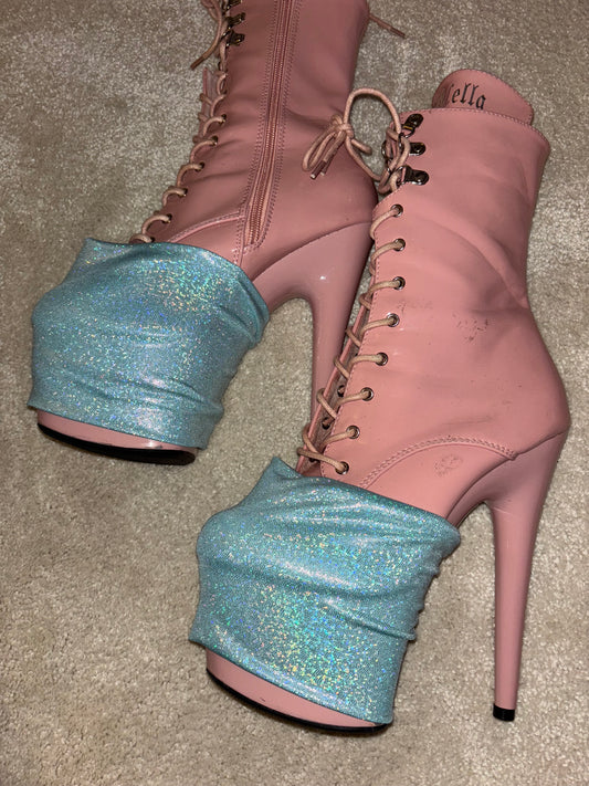 Sparkly pole pleaser protectors / Shoe Covers